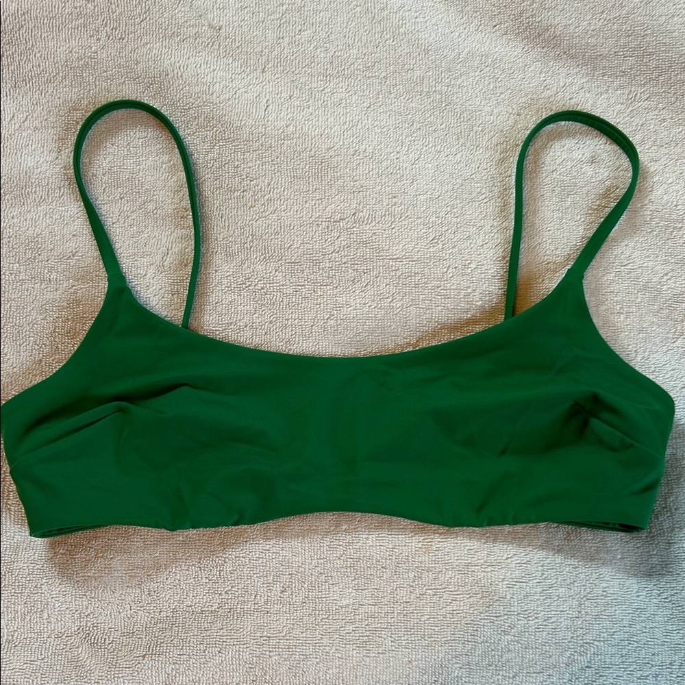 COS Emerald Bikini Top or Bandeau Top